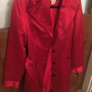 Anne Klein silk peacoat